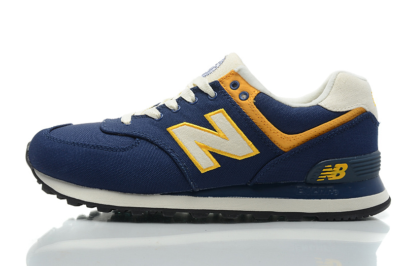 Chaussure New Balance 574 Bleu Marine Pas Cher Pour Homme
